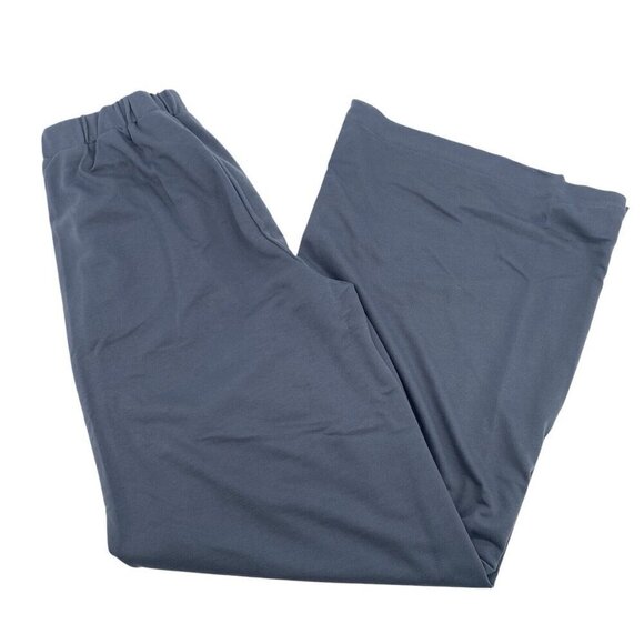 Area Stars Size M Wide Leg Pull On Pant in Grey Elastic Waist Loungewear NWT - Picture 4 of 12